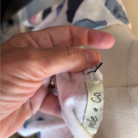 Polka Dot Women's Linen Dress.  Made in Italy. - Picture 5 of 6